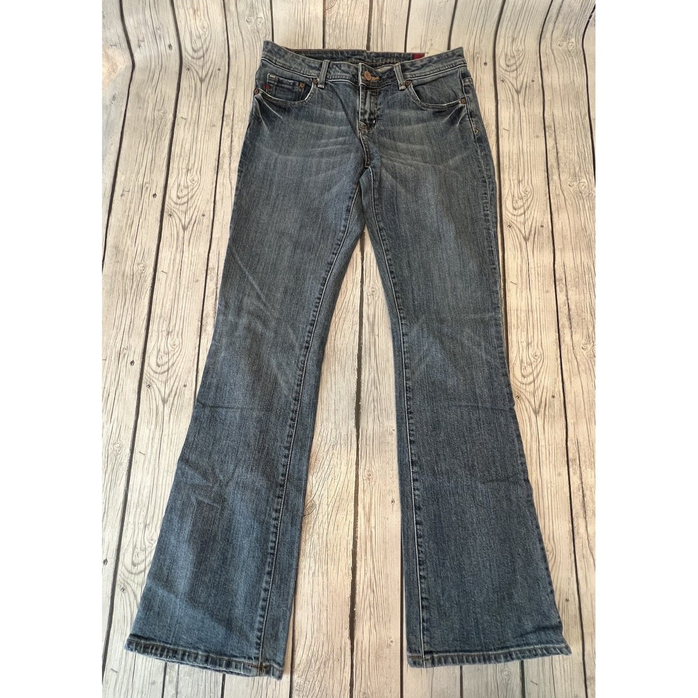 Seven7 Jeans Womens Boot Cut Slim Fit Low Rise Medium Wash Stretch 31x31 Seven 7